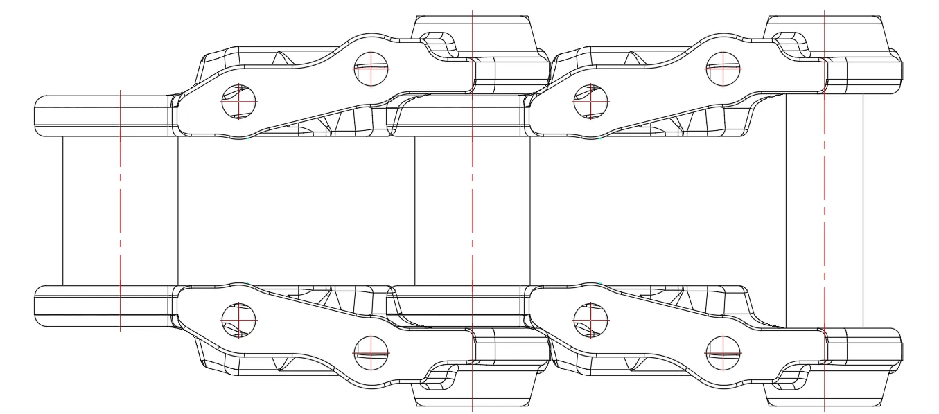 Apron feeder range dimension drawing