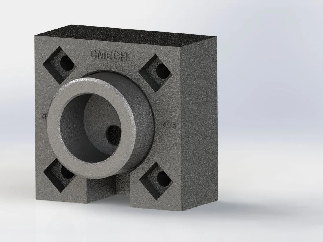 Bucket elevator boot bearing housing