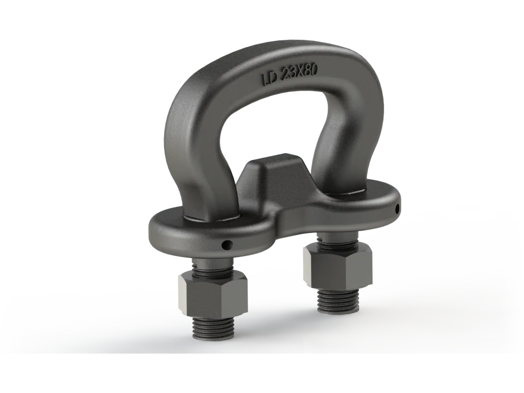 DIN 745 bucket shackle with nuts