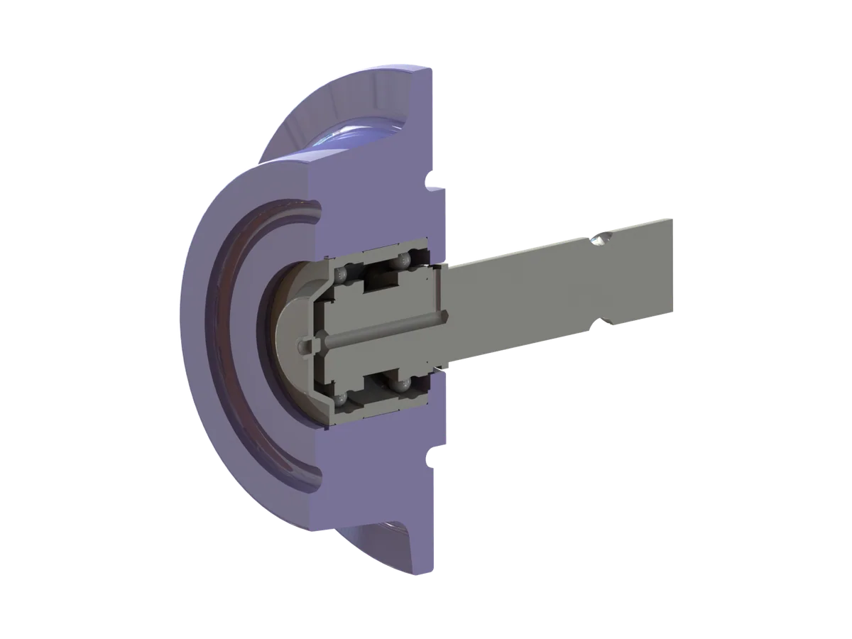 Deep pan conveyor roller