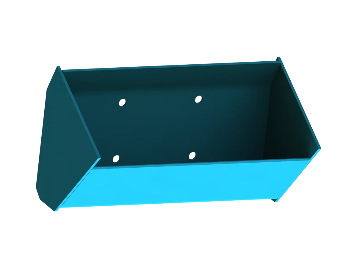 Fabricated elevator bucket