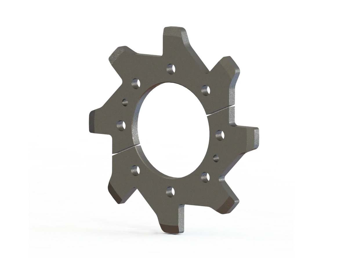 Segmented head sprocket