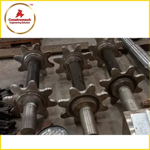 SSCC sprocket shaft assembly