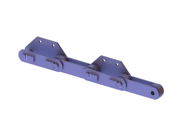 Chain with bracket attachments