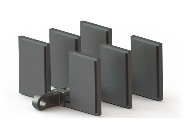 Chain with flight plates
