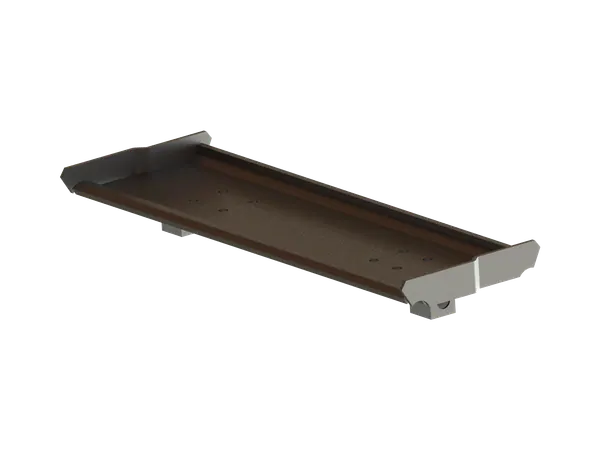 Conveyor pan with mounting bracket