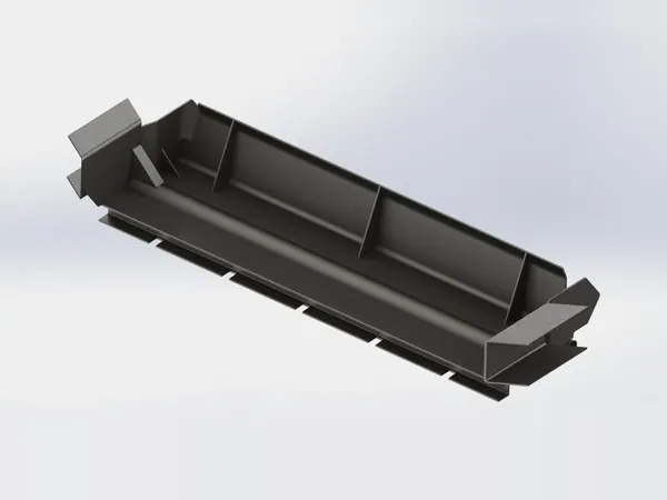 Dry conveyor pan