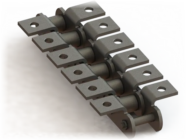 K-1 attachment chain, top view