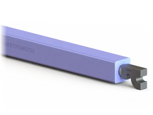 Hollow-section scraper bar