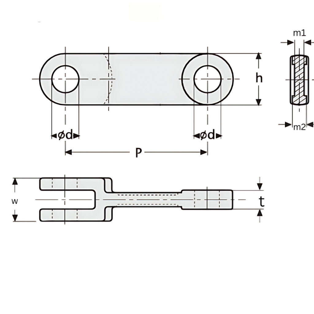 single stand drag chain chain