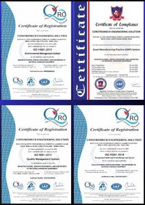 Constromech Engineering Solution ISO Certificate