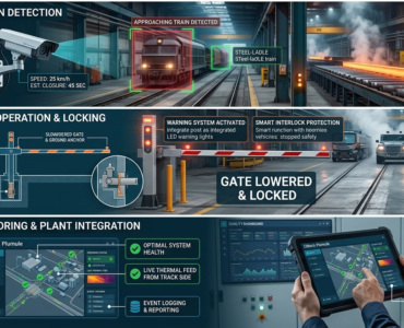 Automatic Railway Gate Locking & Opening System Constromech